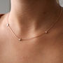 Triple Star Necklace, thumbnail 1 of 7