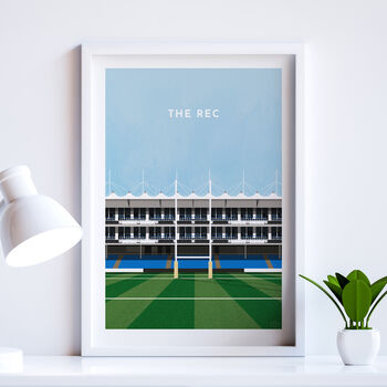 Rugby Stadium Minimalist Art Print Gift Request Any Stadium, 2 of 9