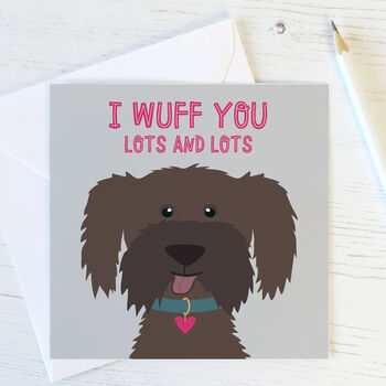Funny Dog Love / Anniversary Card, 2 of 4