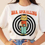 'Brb Spiralling' Cat Meme Tshirt, thumbnail 1 of 8