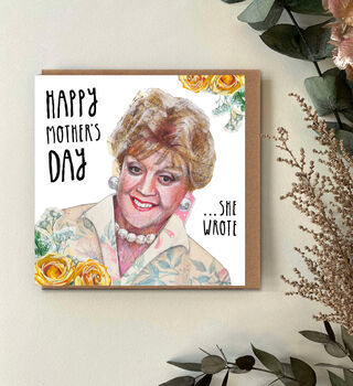 Angela Lansbury Jessica Fletcher Mother’s Day Card, 2 of 4