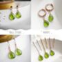 Peridot Stud Earrings, thumbnail 4 of 12