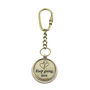 Personalised Brass Compass Keyring, thumbnail 3 of 12