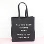 All You Need Is Personalised Tote Bag, thumbnail 5 of 7