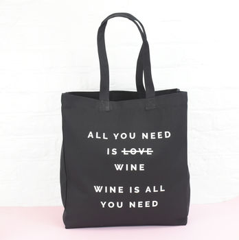 All You Need Is Personalised Tote Bag, 5 of 7