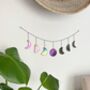 Glass Moon Phases Wall Hanging Multicolor, thumbnail 4 of 8