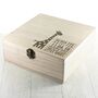 Personalised Baby Giraffe Keepsake Box, thumbnail 10 of 12