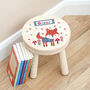 Personalised Kid’s Fox Wooden Stool, thumbnail 2 of 5