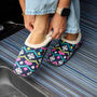 Heidi Navy Nordic Women's Slippers Indoor/Garden Shoes, thumbnail 3 of 11