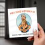 Coldplay Affair Birthday Card – Funny Viral Moment Card, thumbnail 2 of 6