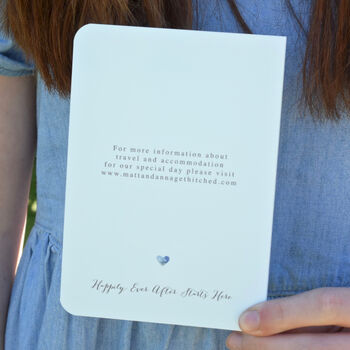 Passport Wedding Invitation Watercolour Style, 3 of 7