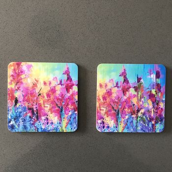 Blossoms Coasters X Two, 3 of 6