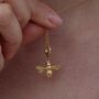 Bee Jewellery Set, Sterling Silver Or Gold Plated, thumbnail 2 of 12