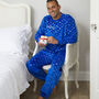 Men's Personalised Christmas Snowflake Pyjamas, thumbnail 2 of 3