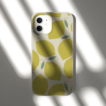 Lemons Eco Friendly, Biodegradable Phone Case, 6 of 7