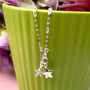 Sterling Silver Mini Starfish Bracelet, thumbnail 2 of 12