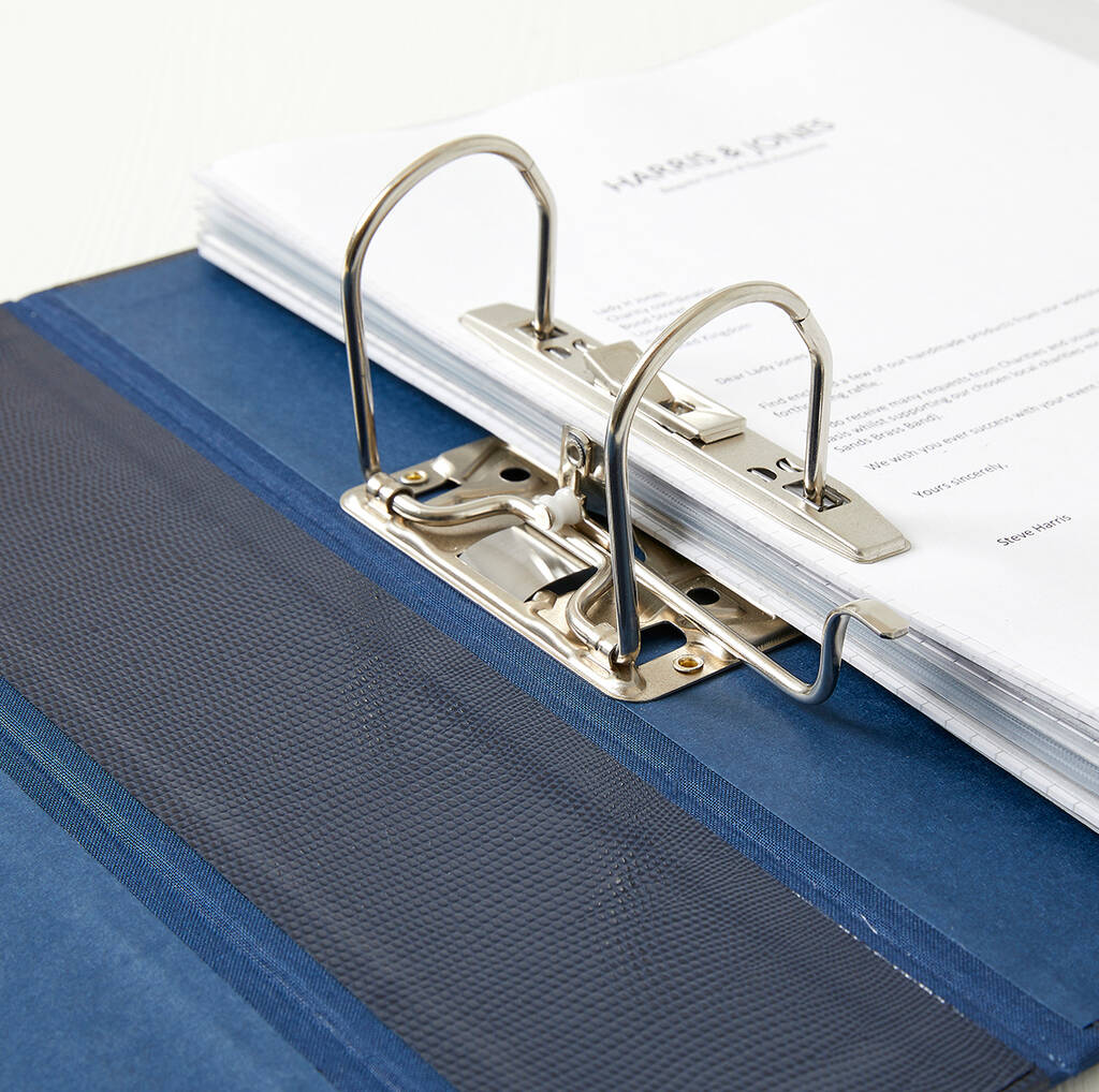 Personalised Lever Arch File By Harris & Jones Ltd