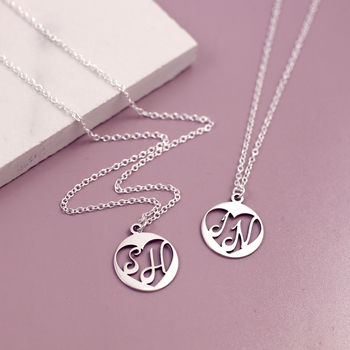 Anniversary Sterling Silver Initial Necklace, 2 of 12