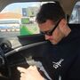 'Virtue And Kindness' Heavyweight Boxy Navy Hoodie, thumbnail 3 of 5