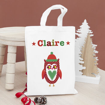 Personalised Christmas Treat Bag, 4 of 12