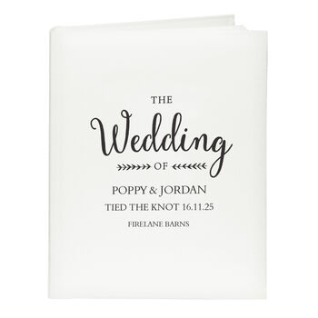 Personalised Wedding Photo Album, 4 of 5