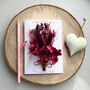Personalised Burgundy Hydrangea Wife Valentine's Card, thumbnail 1 of 3