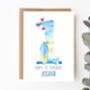 Personalised Children's Birthday Card Surfing, thumbnail 2 of 6