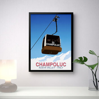 Champoluc Ski Resort Poster, 3 of 6