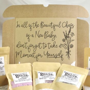 New Mum Postpartum Natural Bath Or Shower Hamper, 2 of 7