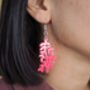 Gift For Teacher, Botanical Acrylic Earring, thumbnail 7 of 7