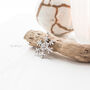 Silver Plated Snowflake Winter Necklace, thumbnail 3 of 12