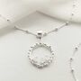 Sterling Silver Moonstone Splash Necklace, thumbnail 1 of 7