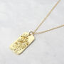 Dainty Daisy Flower Gold Plated Charm Necklace, thumbnail 1 of 5