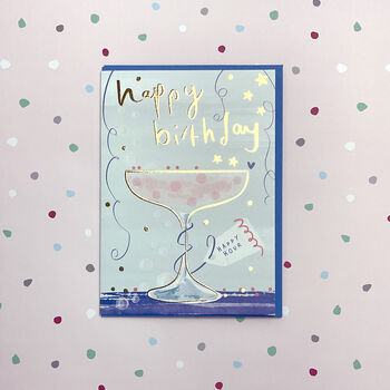 Happy Birthday Card For A Friend Cocktail Drink, 2 of 4