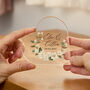 Couple Acrylic Heart Plaque Wedding Keepsake Gift, thumbnail 3 of 3