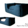Charley Chau Deep Sided Dog Bed In Velour, thumbnail 10 of 12