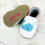 Personalised Unicorn And Narwhal Baby Shoes, thumbnail 2 of 7