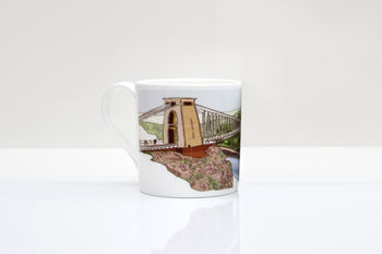 Bristol's Suspension Bridge/Ss Great Britain China Mug, 3 of 5