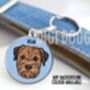 Personalised Border Terrier ID Tag, thumbnail 2 of 5