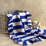 Personalised Pure Cashmere Frill Baby Blanket, thumbnail 1 of 8