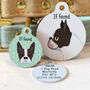 Boston Terrier Personalised Dog ID Tag, thumbnail 1 of 12