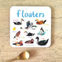 Pair Of 'Floaters' And 'Honkers' Bird Coasters, thumbnail 2 of 8