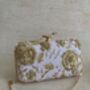 Pink Bird Clasp Clutch Bag, thumbnail 9 of 9