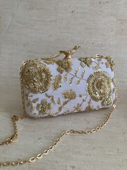 Pink Bird Clasp Clutch Bag, 9 of 9