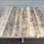 Reclaimed Industrial Pedestal Dining Table 330, thumbnail 4 of 6