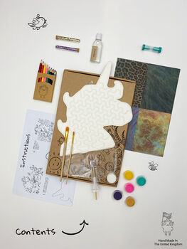 Make A Unicorn Arts And Crafts Gift Set For Children, 8 of 11