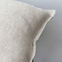 Linen Cushion Cover Natural, thumbnail 7 of 7