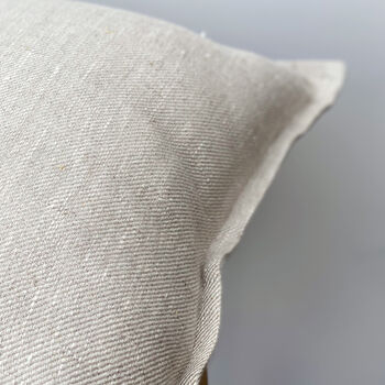 Linen Cushion Cover Natural, 7 of 7