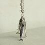 Gold Sardine Fish Necklace, thumbnail 7 of 7