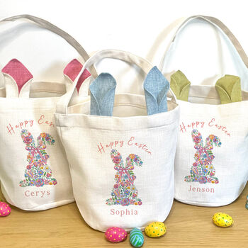 Personalised Easter Bunny Basket, 3 of 4